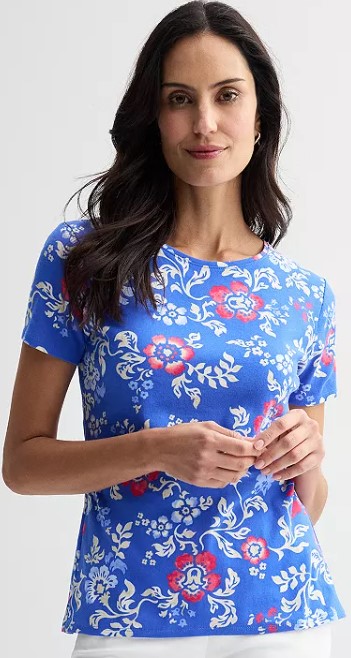 womens-croft-barrow-essential-crewneck-tee Made-in-USA-Raval-Top-Grain-Leather-Sofa-Bed