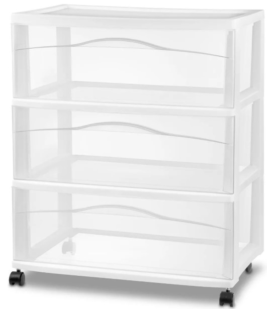 3-drawer-wide-cart-white-brightroom-8482 laguna-nigel-collection-threshold-designed-with-studio-mcgee