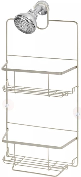 idesign-everett-metal-hanging-shower-caddy-bath-organizer-satin storkcraft-hoop-white-glider-and-ottoman