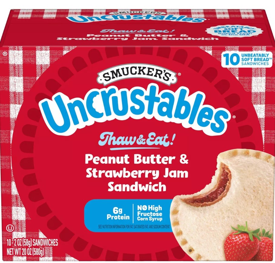 smucker-s-uncrustables-frozen-peanut-butter-strawberry-jam-sandwich 5pc-folding-table-set-black-plastic-dev-group