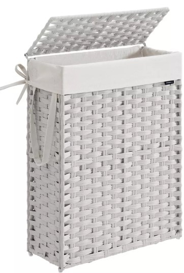 songmics-laundry-hamper-bamboo-laundry-basket-with-lid-and-handles-wicker-hampe vintage-windsor-dining-furniture-collection-hearth-hand-with-magnolia