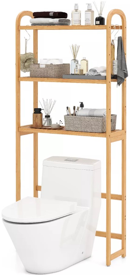 tangkula-bamboo-over-the-toilet-storage-shelf-w-3-tier-open-shelf-adjustable-shelves bennox-dining-table-set-brown-signature-design-by-ashley
