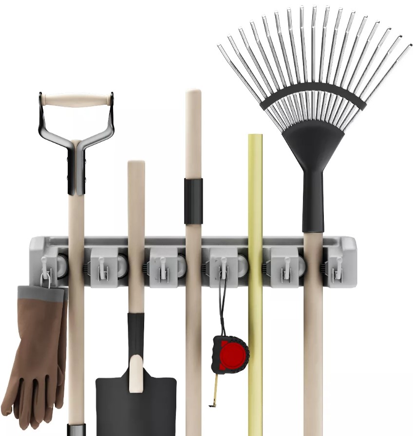 wall-organizer-with-adjustable-slots-and-hooks-wall-mounted-tool-and-broom-holder-organization-and-storage 5pc-folding-table-set-black-plastic-dev-group